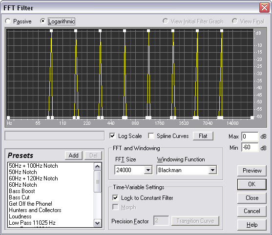 CoolEdit 2000 filter producing order out of chaos