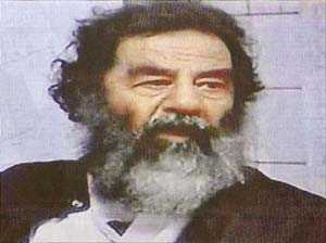Saddam Hussein, captured, in 16:9 aspect ratio